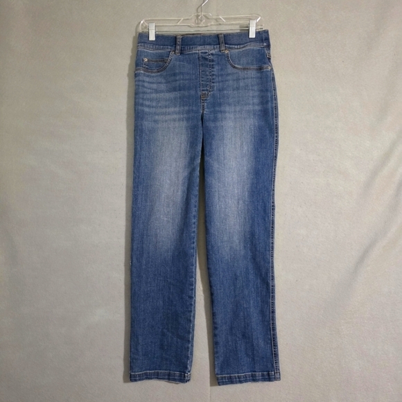 SPANX Denim - Spanx Womens Straight Leg Ankle Jeans 20356R Size Medium